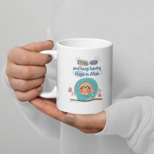 Hope in Allah White Mug