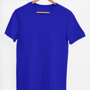 TFM Basics Plain Round Neck Half Sleeve Royal Blue T-Shirt