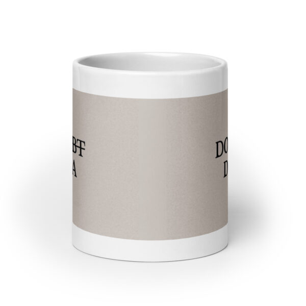 white glossy mug white 20 oz front view 65df0eda51027