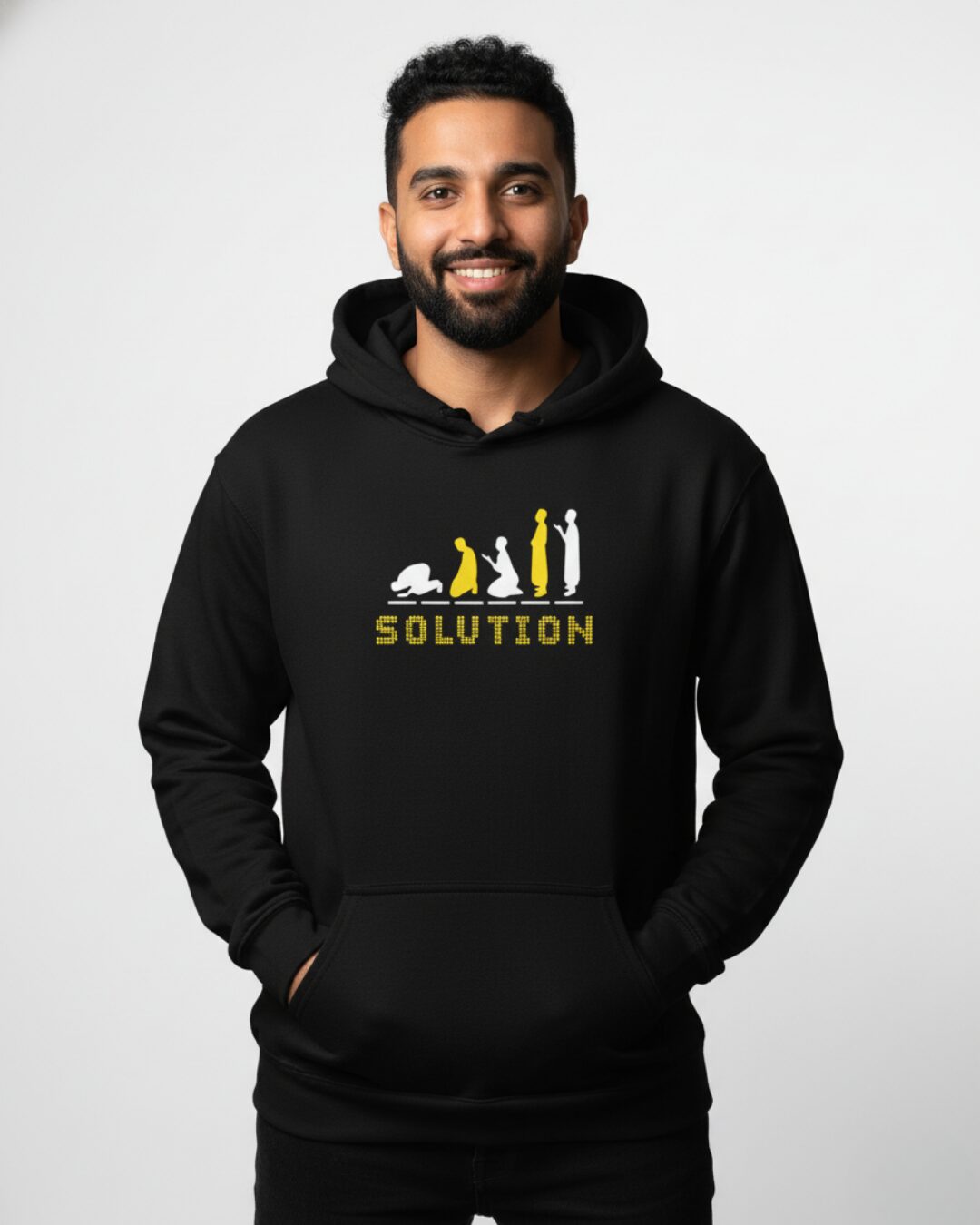 SALAH SOLUTION Hooded SweatShirt 1 SALAH SOLUTION Hooded SweatShirt