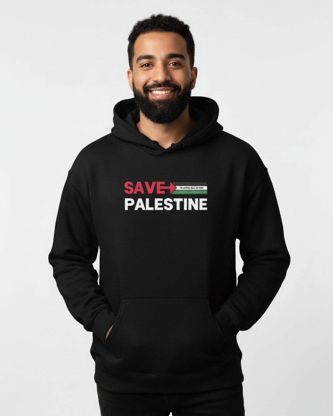 SAVE PALESTINE Hooded SweatShirt 1 SAVE PALESTINE Hooded SweatShirt