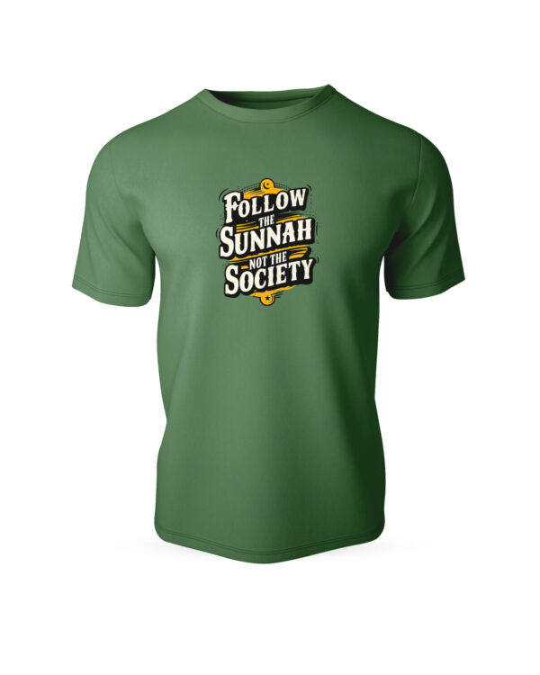FOLLOW SUNNAH  Half Sleeve Islamic T-Shirt - Image 4
