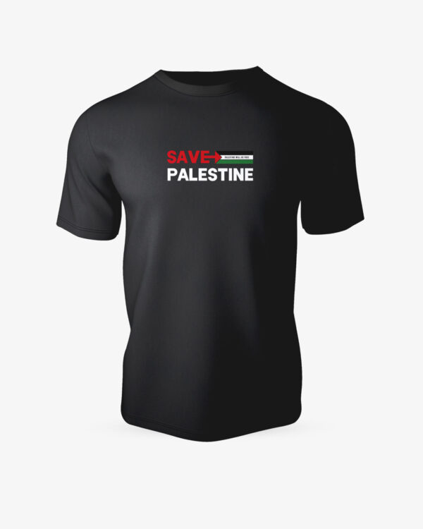 SAVE PALESTINE  Half Sleeve Islamic T-Shirt - Image 5