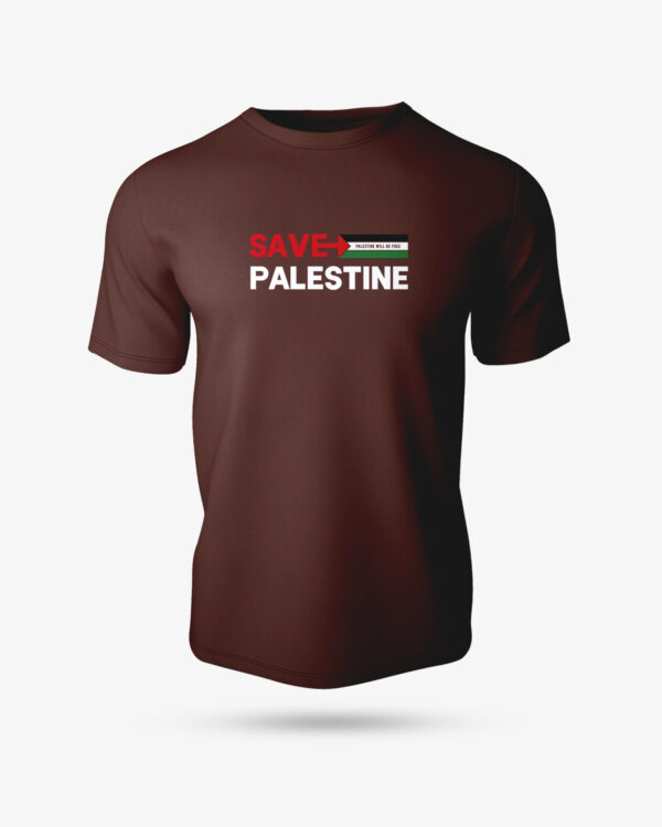 SAVE PALESTINE  Half Sleeve Islamic T-Shirt - Image 6