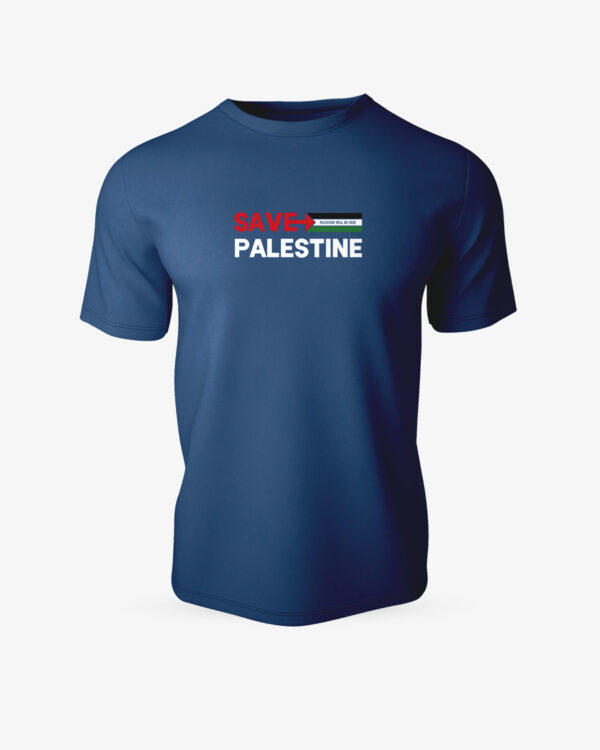 SAVE PALESTINE  Half Sleeve Islamic T-Shirt - Image 4