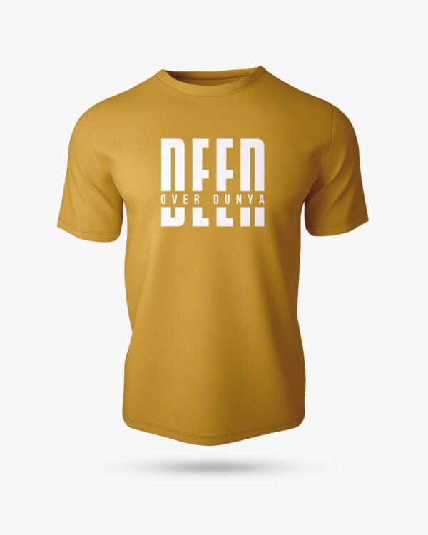 Deen Over Duniya Half Sleeve Islamic T-Shirt - Image 5