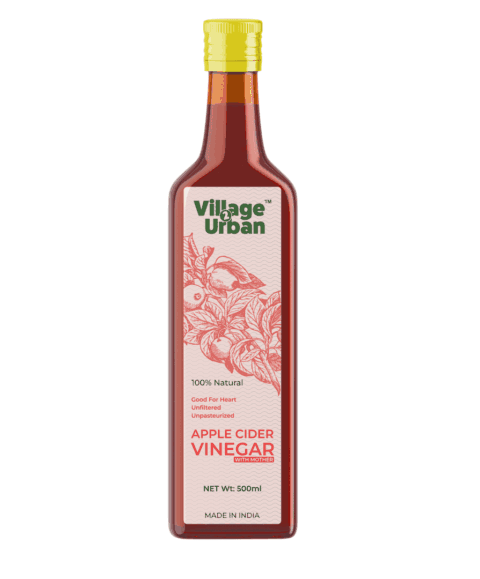 Apple Cider Vinegar 500ml | Premium ACV with Mother | Wellness, Weight & Skin Support