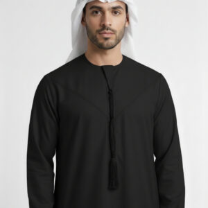 Classic Omani Black Premium Thobe