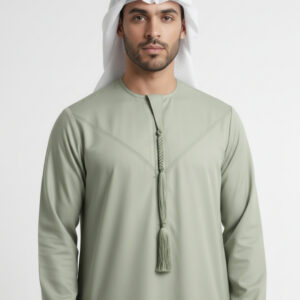 Classic Omani Sea Green Premium Thobe