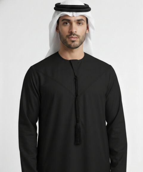 Classic Omani Black Premium Thobe