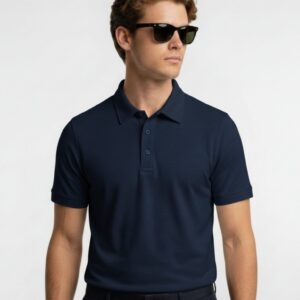 Mars Polo Half Sleeve Navy Blue T-Shirt