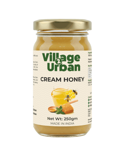 Cream Honey 250g | Thick & Velvety Honey | Natural Floral Blend