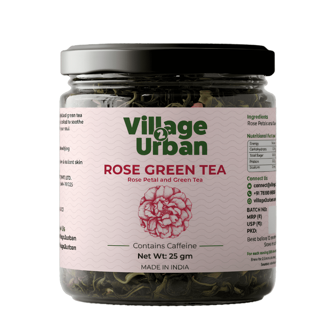 Rose Green Tea 25g | Aromatic Rose-Infused Green Tea | Refreshing Wellness Brew 1 Rose Green Tea 25g | Aromatic Rose-Infused Green Tea | Refreshing Wellness Brew