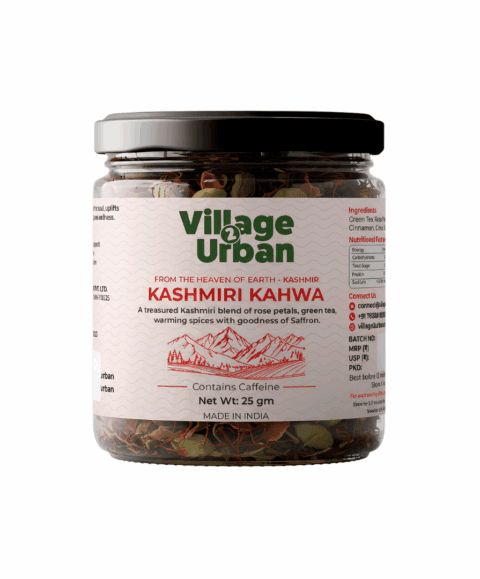 Kashmiri Kahwa 25g | Premium Green Tea Blend | Saffron & Spices | Authentic Kashmir Taste