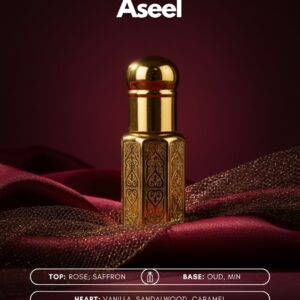 Aseel Roll-On Attar (Premium Wooden Box, 6ml)
