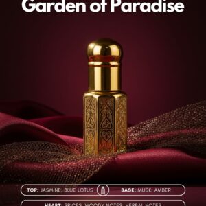 Garden of Paradise Roll-On Attar (Premium Wooden Box, 6ml)