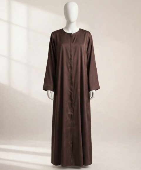 Classic Mocha Brown Abaya
