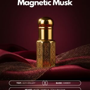 Magnetic Musk Roll-On Attar (Premium Wooden Box, 6ml)