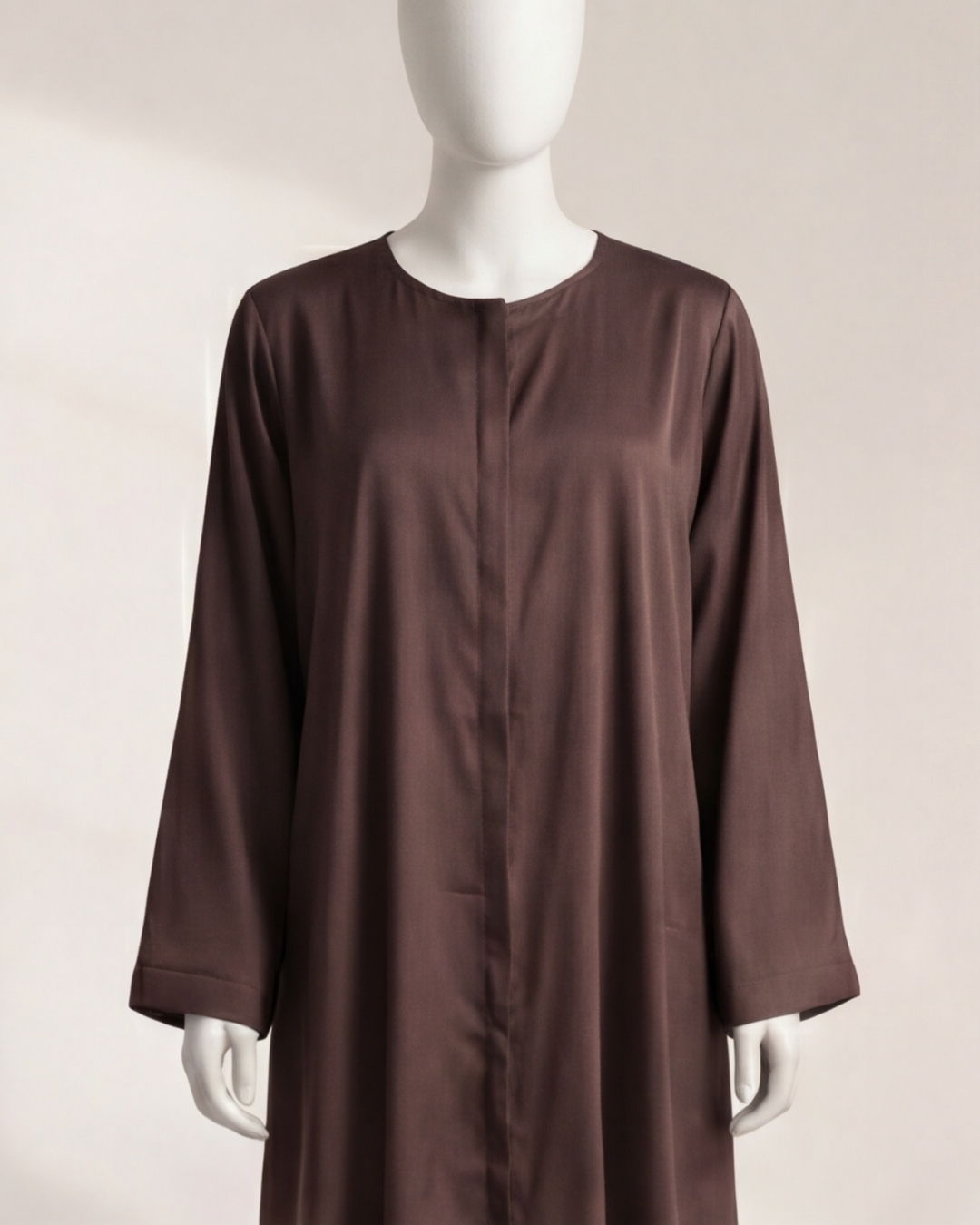 Classic Mocha Brown Abaya 4 Classic Mocha Brown Abaya - Image 4