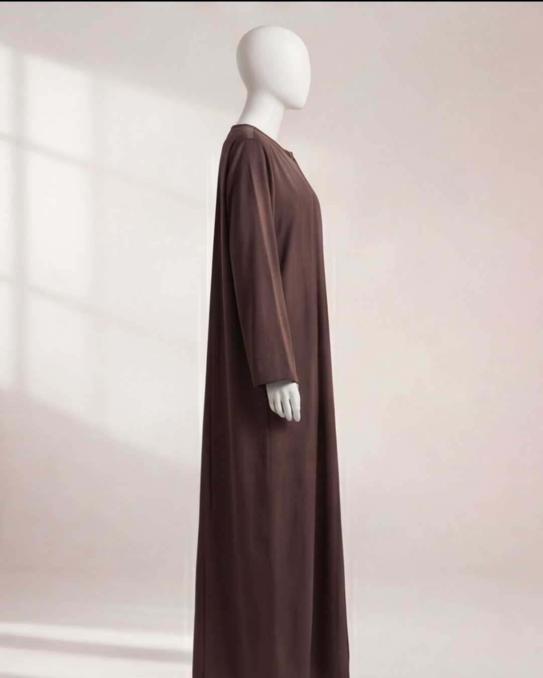 Classic Mocha Brown Abaya 5 Classic Mocha Brown Abaya - Image 5