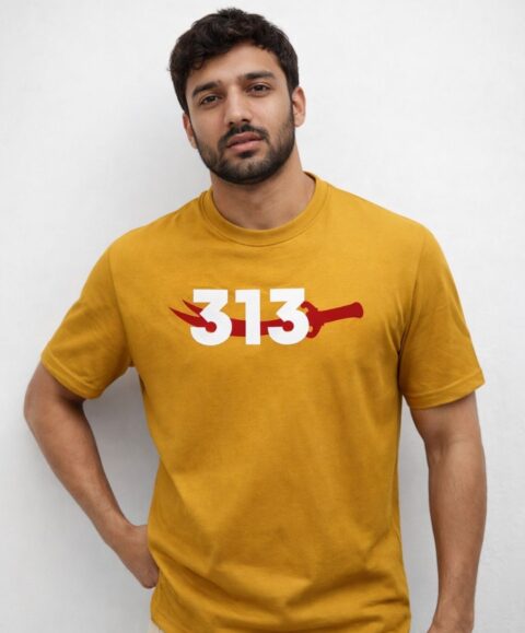 313 Half Sleeve Islamic T-Shirt