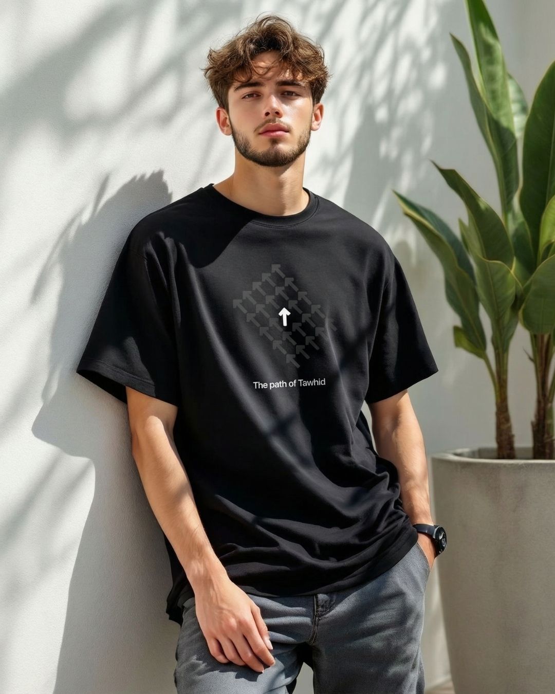 Tawhid Half Sleeve Islamic T-Shirt 1 Tawhid Half Sleeve Islamic T-Shirt