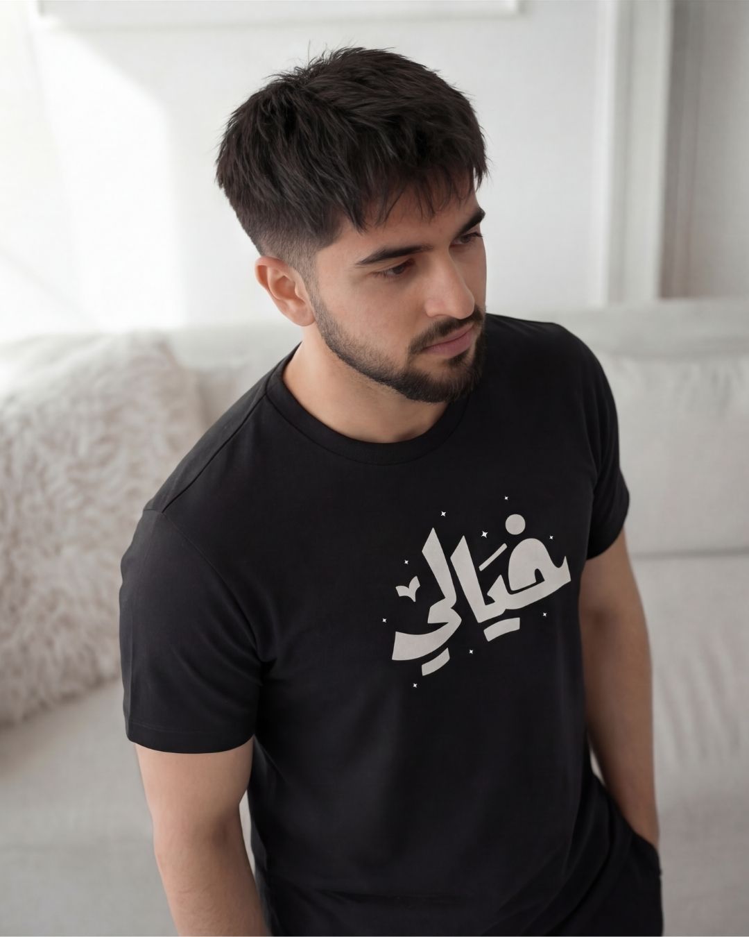 Khayali Half Sleeve Islamic T-Shirt 4 Khayali Half Sleeve Islamic T-Shirt - Image 4