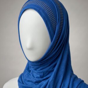 Blue Bamboo Jersey Hijab