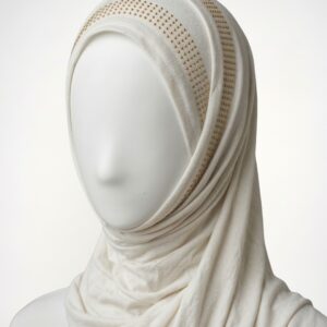 Milk White Bamboo Jersey Hijab