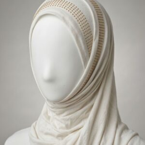 Milk White Bamboo Jersey Hijab