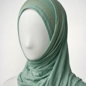 Mint Bamboo Jersey Hijab