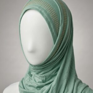 Mint Bamboo Jersey Hijab