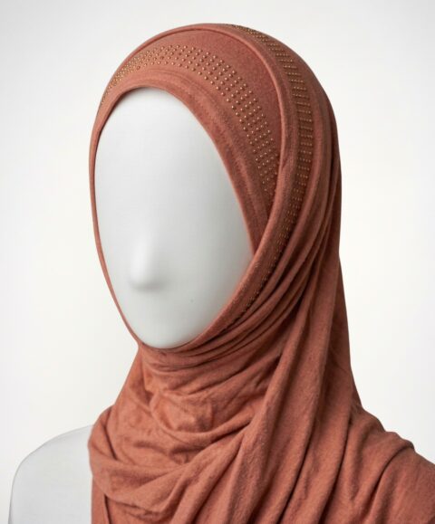 Dusty Brown Bamboo Jersey Hijab