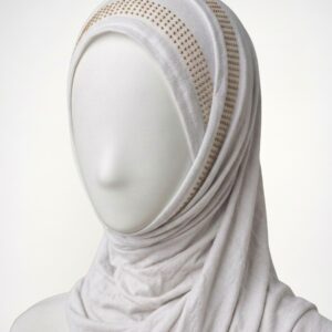 White Bamboo Jersey Hijab