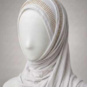 White Bamboo Jersey Hijab