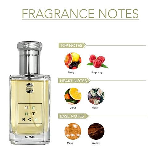Ajmal Neutron Eau De Parfum for Men | Long Lasting Fresh Woody Aromatic Fragrance | Premium Perfume Spray 100ml 3 Ajmal Neutron Eau De Parfum for Men | Long Lasting Fresh Woody Aromatic Fragrance | Premium Perfume Spray 100ml - Image 3